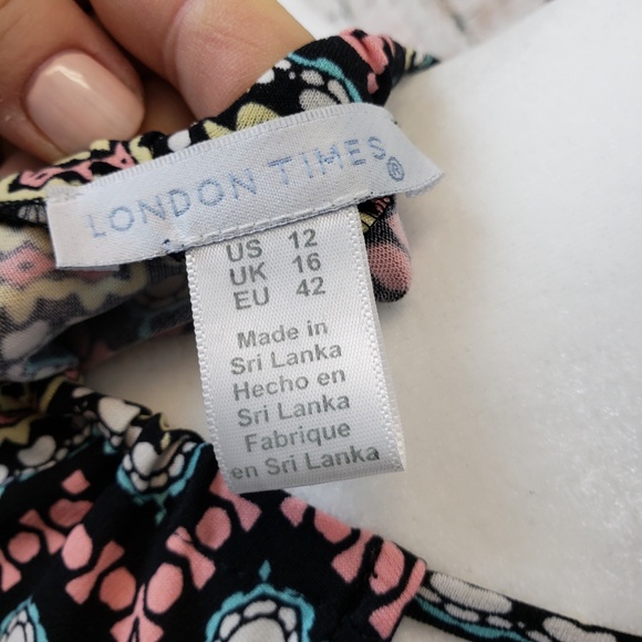 London Times Maxi Dress - Picture 7 of 7